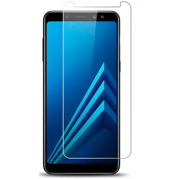 Evelatus Protector de pantalla de cristal templado plano 0,33mm Clear con pegamento de Japón, antiestático para Samsung Galaxy A6 (2018)