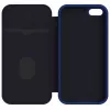 Evelatus Funda tipo libro azul oscuro para Samsung Galaxy A6 2018