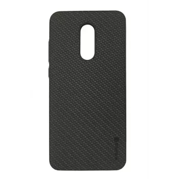 Evelatus Funda TPU para Samsung Galaxy A6 2018 con placa metálica para soporte magnético de móvil, negra
