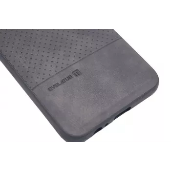 Evelatus Funda TPU con Placa Metálica para Soporte Magnético de Móvil para Samsung Galaxy A6 2018 Negra