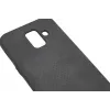 Evelatus Funda TPU con Placa Metálica para Soporte Magnético de Móvil para Samsung Galaxy A6 2018 Negra