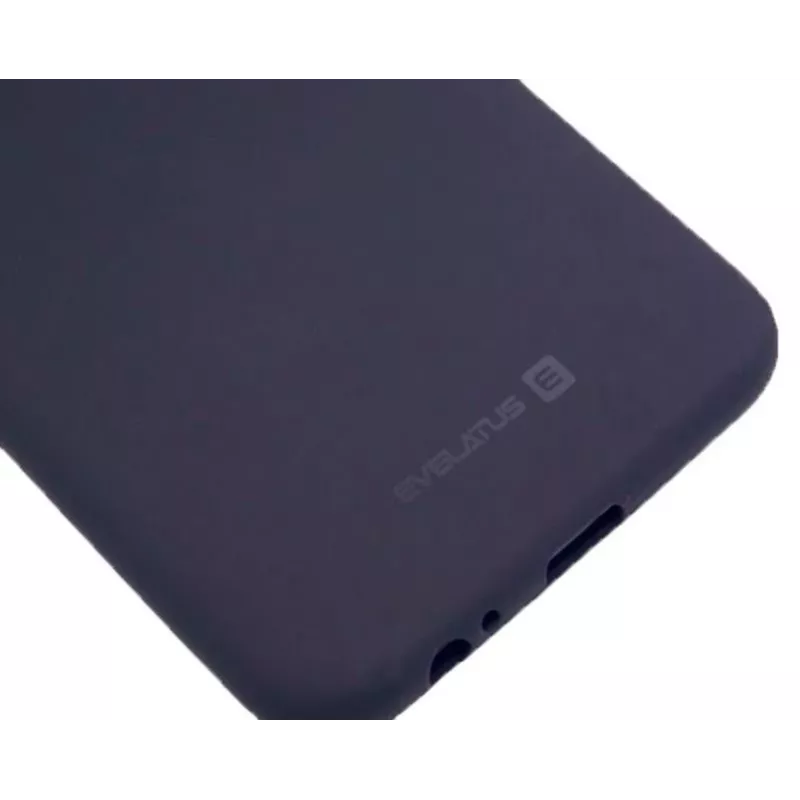 Evelatus Samsung Galaxy A6 Plus 2018 Funda de Silicona Nano Soft Touch TPU Azul Medianoche