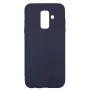 Evelatus Samsung Galaxy A6 Plus 2018 Funda de Silicona Nano Soft Touch TPU Azul Medianoche