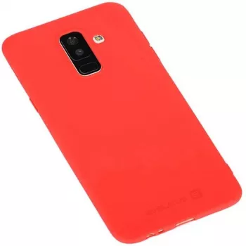 Evelatus Samsung Galaxy A6 Plus 2018 Nano Silicone Case Soft Touch TPU Rojo
