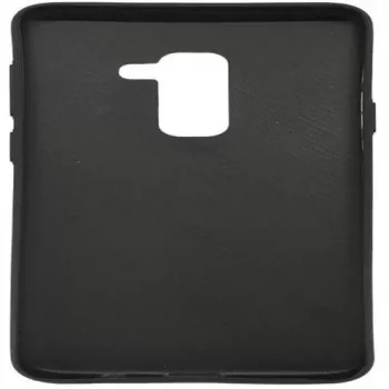 Evelatus Funda TPU 1 con placa metálica (compatible con soporte magnético de móvil) para Samsung Galaxy A6 Plus 2018 azul