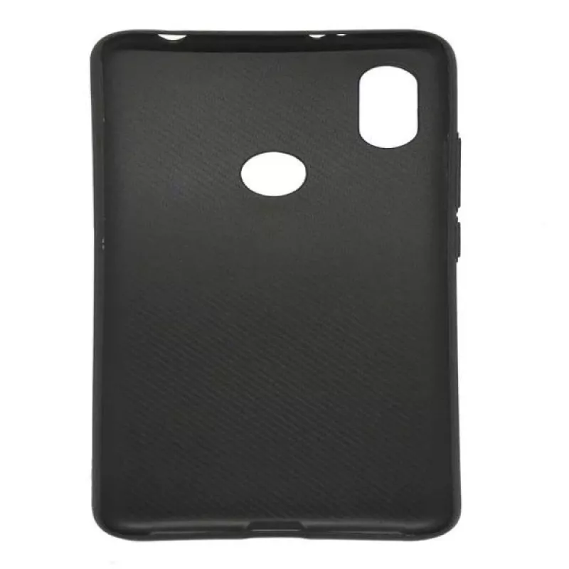 Evelatus Funda TPU con placa metálica para soporte magnético de móvil para Samsung Galaxy A6 Plus 2018 roja