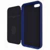 Evelatus Funda tipo libro para Samsung Galaxy A7 2018 Azul oscuro - Funda tipo folio de piel PU con compartimentos para tarjetas, cierre magnético, soporte, carcasa interior TPU