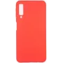 Evelatus funda de silicona nano para Samsung Galaxy A7 2018 Soft Touch TPU roja