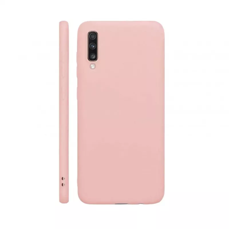 Evelatus Funda de silicona nano para Samsung Galaxy A70 Soft Touch TPU beige