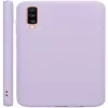 Funda de silicona nano Evelatus Soft Touch TPU azul para Samsung Galaxy A70