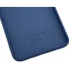 Evelatus Samsung Galaxy A70 Funda de silicona nano Soft Touch TPU azul oscuro