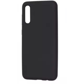 Evelatus Samsung Galaxy A70 Funda de silicona negra