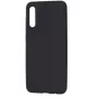 Evelatus Samsung Galaxy A70 Funda de silicona negra