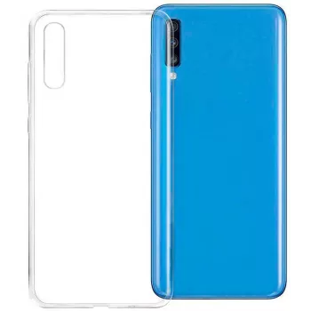 Evelatus Samsung Galaxy A70 Funda de silicona Transparente