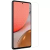 Evelatus Protector de pantalla de cristal templado plano transparente de 0,33 mm para Samsung Galaxy A72 4G / A72 5G con adhesivo japonés, antiestático
