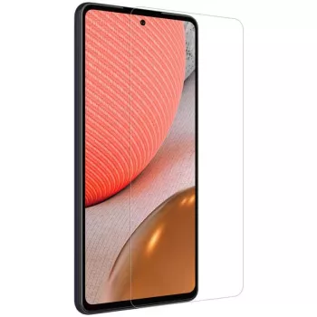 Evelatus Protector de pantalla de cristal templado plano transparente de 0,33 mm para Samsung Galaxy A72 4G / A72 5G con adhesivo japonés, antiestático