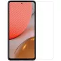 Evelatus Protector de pantalla de cristal templado plano transparente de 0,33 mm para Samsung Galaxy A72 4G / A72 5G con adhesivo japonés, antiestático