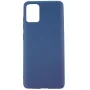Evelatus funda de silicona nano para Samsung Galaxy A72 Soft Touch TPU azul medianoche