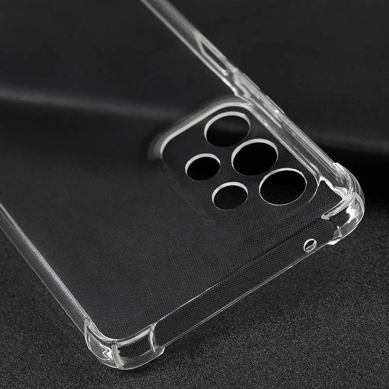 Evelatus Samsung Galaxy A73 5G Funda antichoque militar de silicona TPU transparente