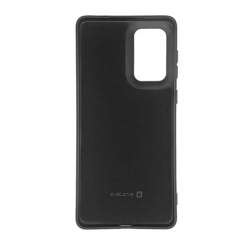 Evelatus funda de silicona nano para Samsung Galaxy A73 5G Soft Touch TPU negra