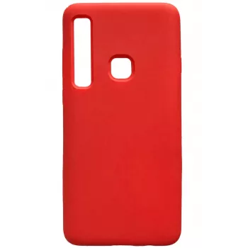 Evelatus Samsung Galaxy A9 2018 Funda de silicona Nano Soft Touch TPU Roja