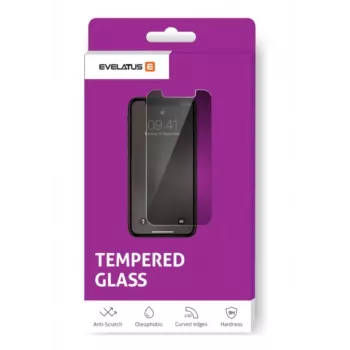 Evelatus Funda trasera de silicona para Samsung Galaxy J3 J320 2016 negra