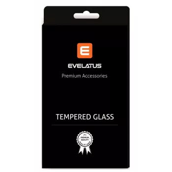 EVELATUS Samsung Galaxy J4 Plus 2.5D Full Cover Japan Glue Glass protector de pantalla antiestático