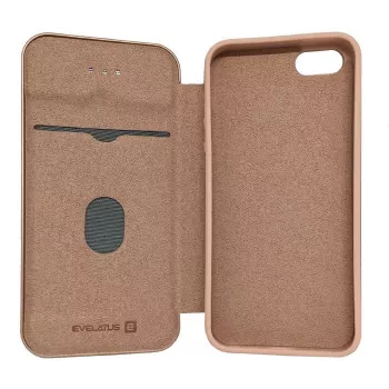 Evelatus Funda tipo libro para Samsung Galaxy J6 (2018) Oro rosa