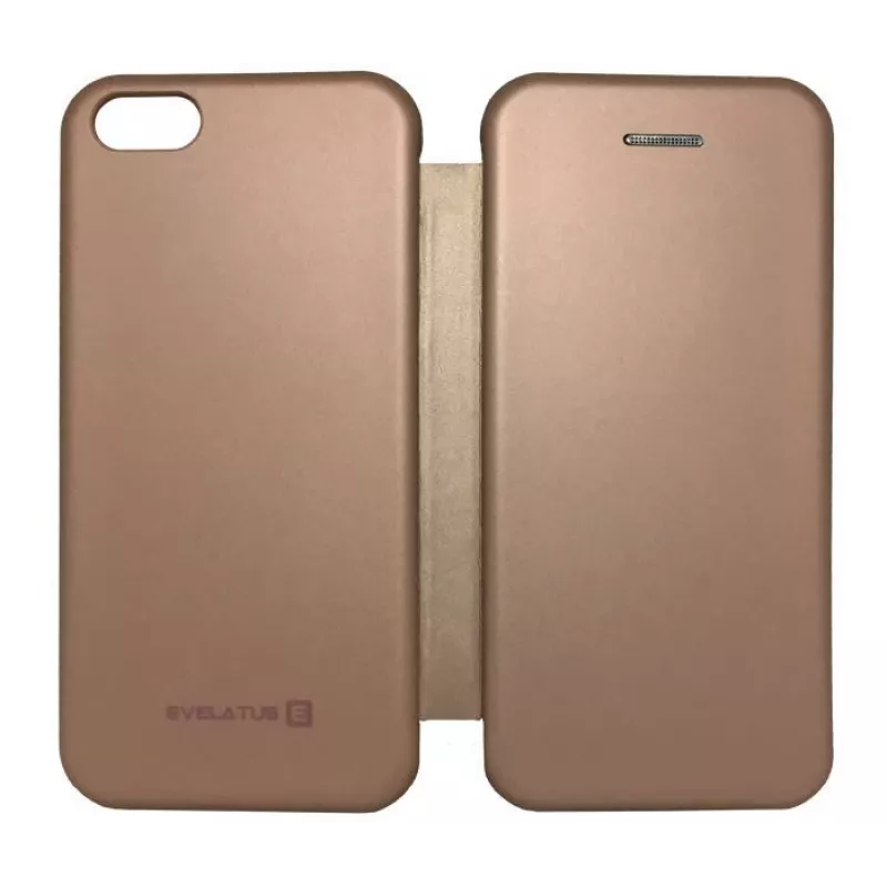 Evelatus Funda tipo libro para Samsung Galaxy J6 (2018) Oro rosa