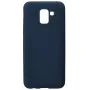 Evelatus Samsung Galaxy J6 (2018) Funda de silicona azul medianoche