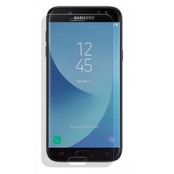 Evelatus Samsung Galaxy J7 (2017) J730 Protector de pantalla de cristal templado 0,33 mm plano transparente con adhesivo japonés, antiestático