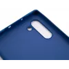 Funda de silicona Nano Soft Touch TPU Evelatus para Samsung Galaxy Note 10 Azul
