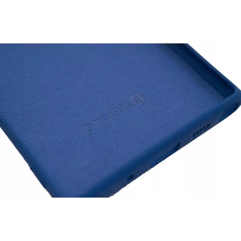Funda de silicona Nano Soft Touch TPU Evelatus para Samsung Galaxy Note 10 Azul