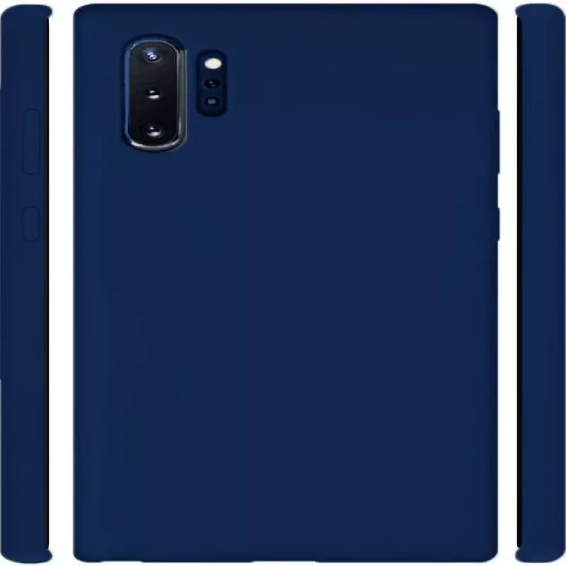 Funda de silicona Nano Soft Touch TPU Evelatus para Samsung Galaxy Note 10 Plus azul