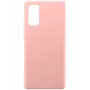 Evelatus Samsung Galaxy Note 20 Funda de silicona nano Soft Touch TPU beige