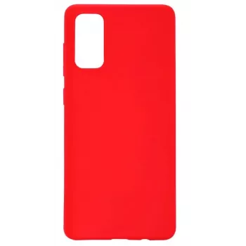 Evelatus Samsung Galaxy Note 20 Funda de silicona nano Soft Touch TPU roja