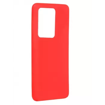 Funda de silicona nano Evelatus para Samsung Galaxy Note 20 Ultra, TPU Soft Touch, roja