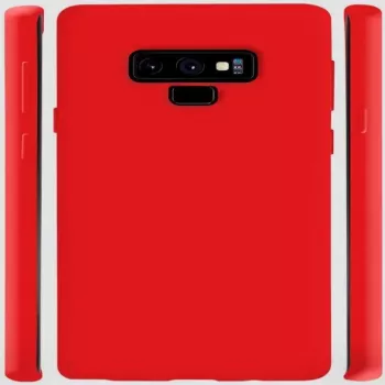 Evelatus Samsung Galaxy Note 9 Funda de silicona Nano Soft Touch TPU roja