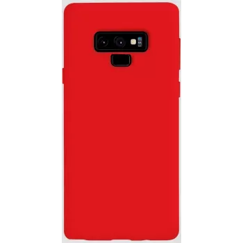 Evelatus Samsung Galaxy Note 9 Funda de silicona Nano Soft Touch TPU roja