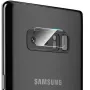 Evelatus Repuesto de lente de cristal de cámara trasera para Samsung Galaxy Note 9 - Transparente con marco negro
