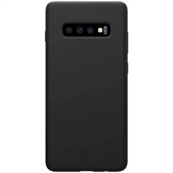 Evelatus Funda de silicona Nano Soft Touch TPU para Samsung Galaxy S10 negro