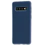 Evelatus Funda de silicona nano para Samsung Galaxy S10+ Soft Touch TPU azul oscuro