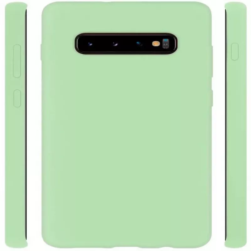 Evelatus Samsung Galaxy S10 Funda de silicona nano Soft Touch TPU menta