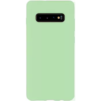 Evelatus Samsung Galaxy S10 Funda de silicona nano Soft Touch TPU menta