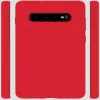 Evelatus Samsung Galaxy S10 Funda Nano de Silicona Soft Touch TPU Rojo