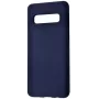 Funda de silicona Evelatus Samsung Galaxy S10 Plus Premium Soft Touch azul medianoche