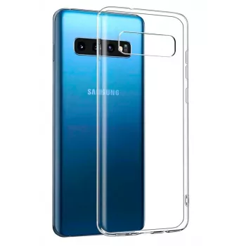 Evelatus Funda de silicona para Samsung Galaxy S10 Plus 1,5 mm TPU transparente