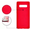 Evelatus Samsung Galaxy S10 Plus funda de silicona blanda roja