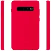 Evelatus Samsung Galaxy S10 Plus funda de silicona blanda roja