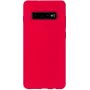Evelatus Samsung Galaxy S10 Plus funda de silicona blanda roja